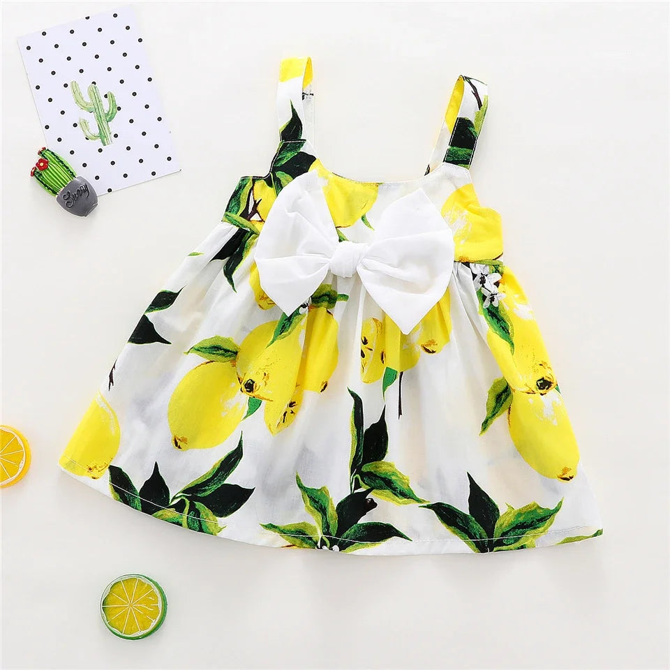 Printed Sleeveless  Princess Dress
