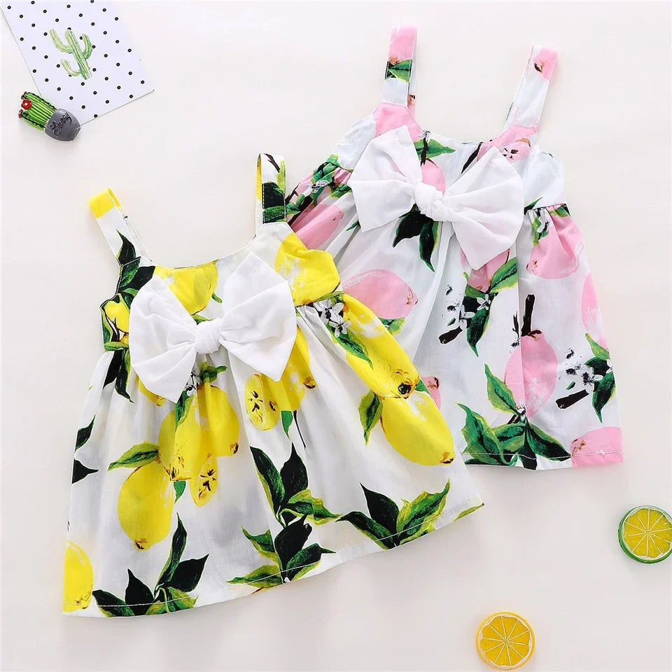 Printed Sleeveless  Princess Dress