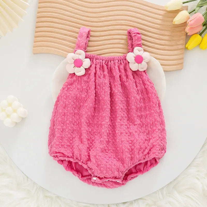 One Piece  Bodysuit Sweet Flower Bow