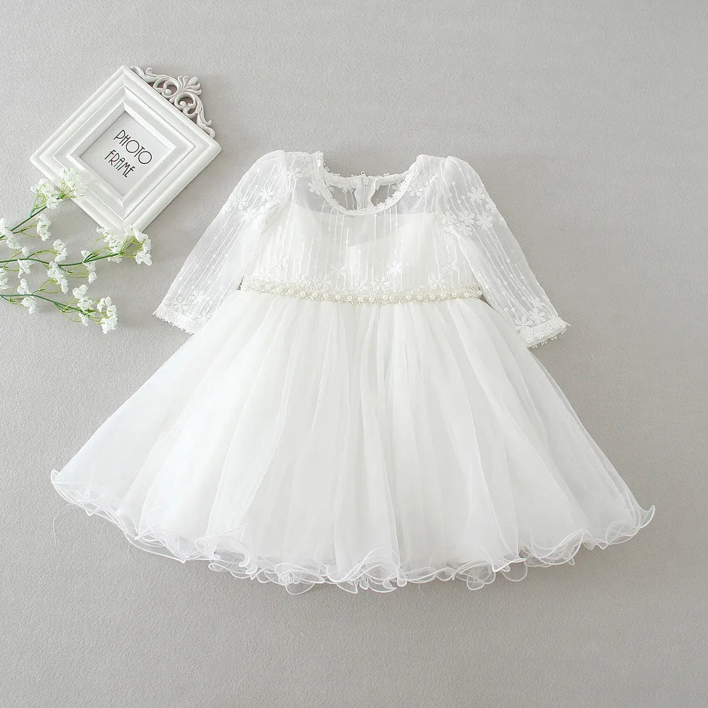 Long Sleeve White Dress