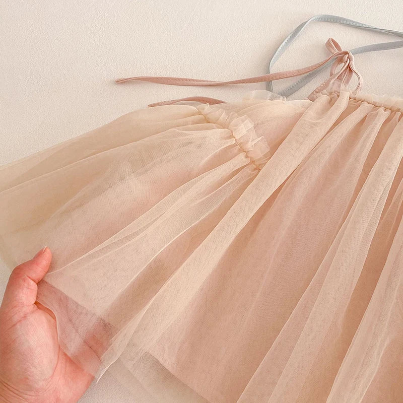 Tulle Suspenders Dress