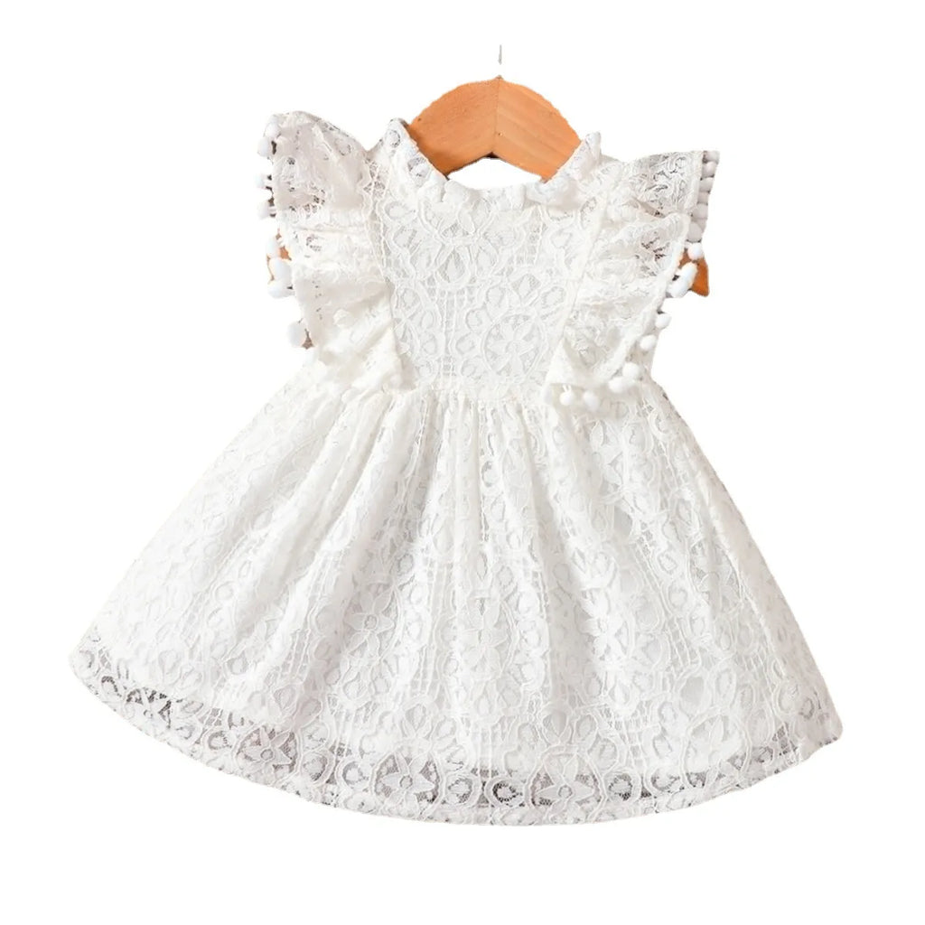 Flying Sleeve Princess lase Dress
