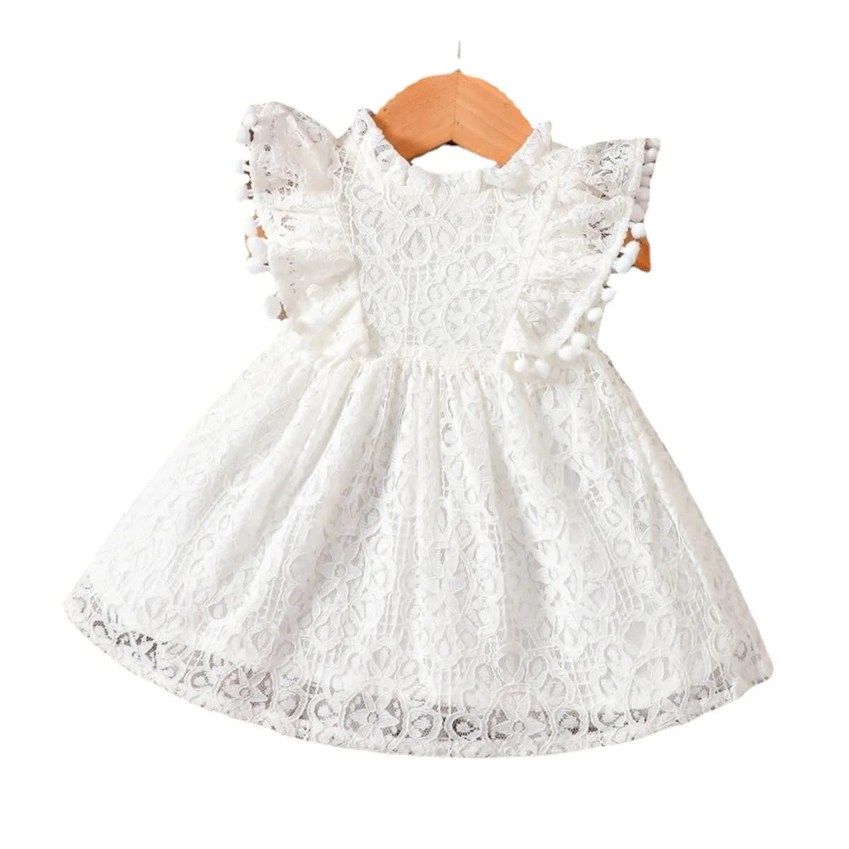 Flying Sleeve Princess lase Dress