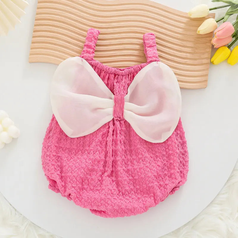 One Piece  Bodysuit Sweet Flower Bow