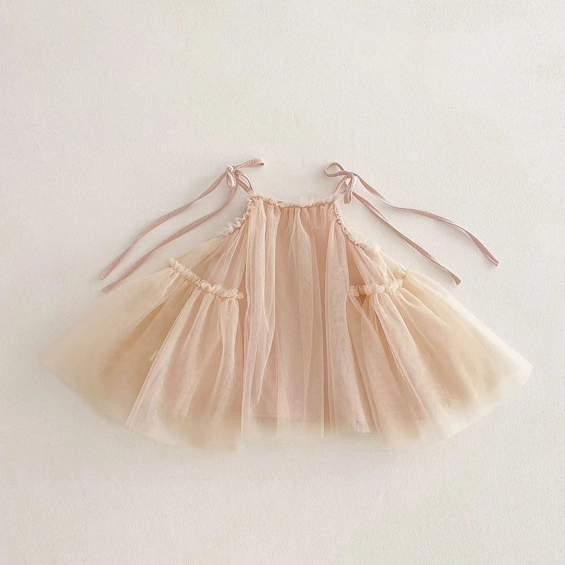Tulle Suspenders Dress