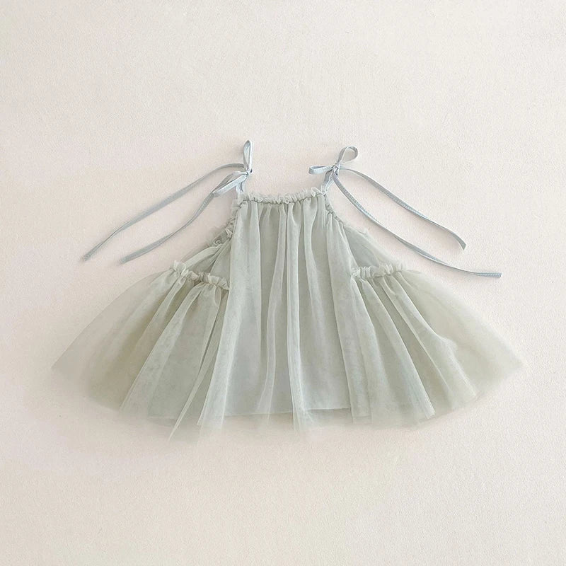 Tulle Suspenders Dress