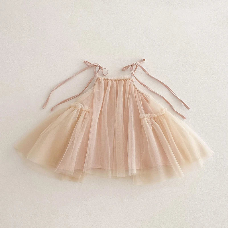 Tulle Suspenders Dress