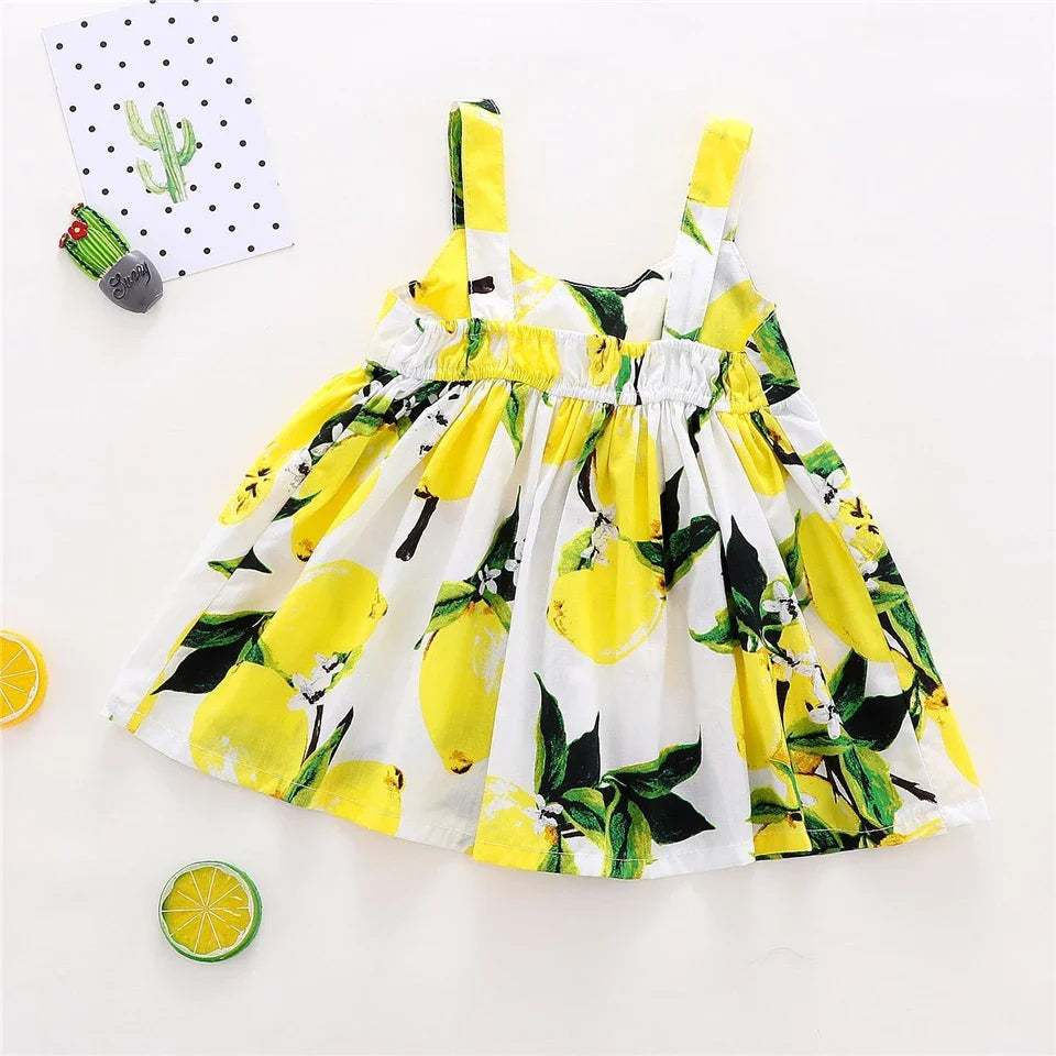 Printed Sleeveless  Princess Dress